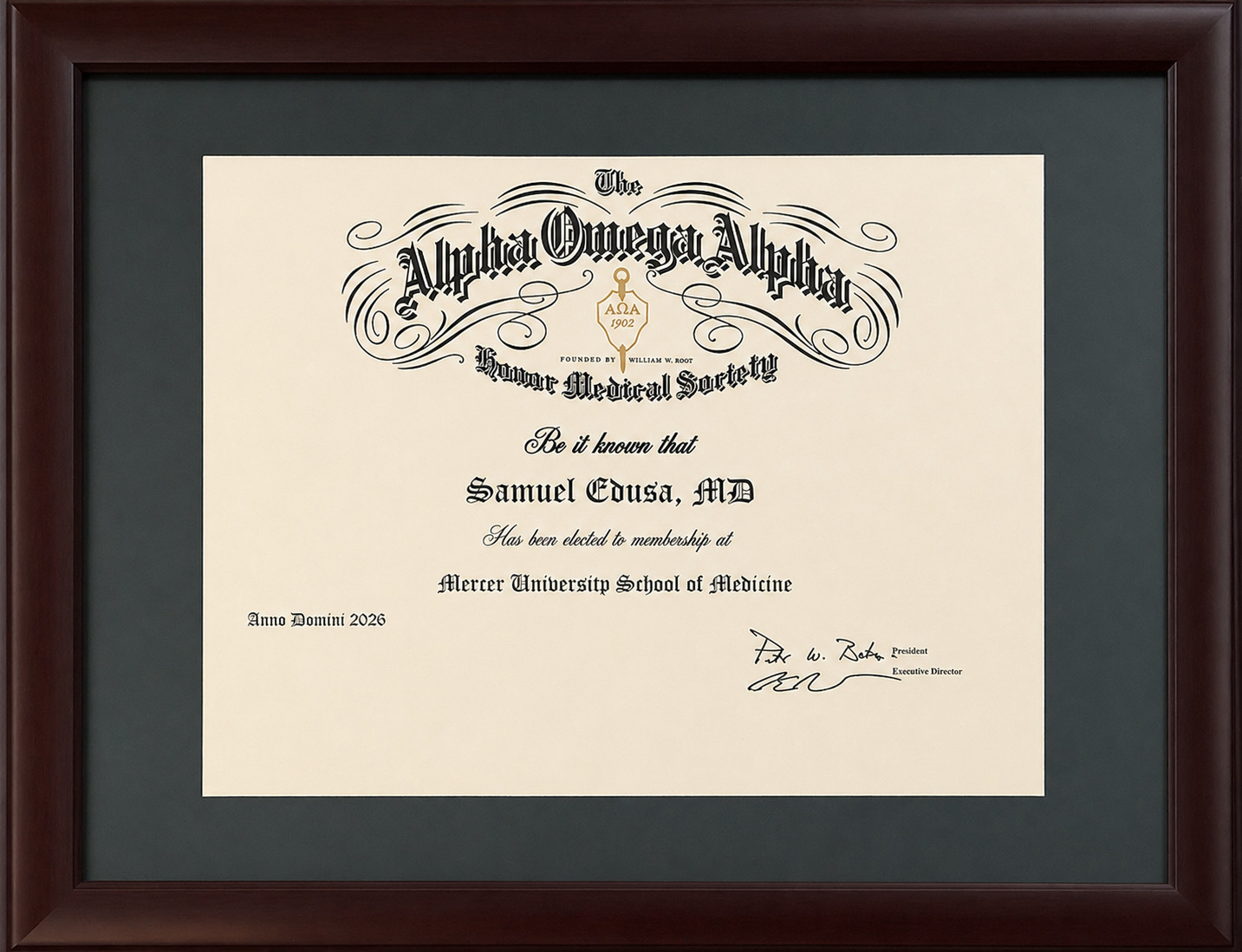 AOA plaque